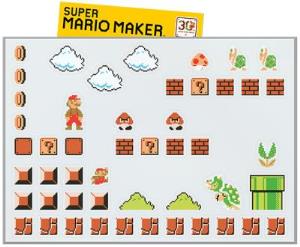 Bonus de résa Super Mario Maker Planche de magnets (fnac)